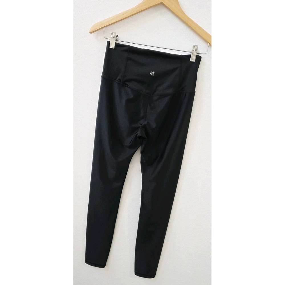 ATHLETA Elation Shine Tight Women's Size Small Black Mide Rise 26.5" Inseam - Picture 4 of 9